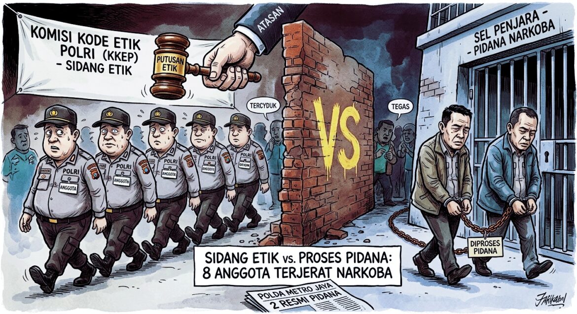 8 Oknum Polisi Bakal Kena Sidang Etik, 2 Diproses Pidana