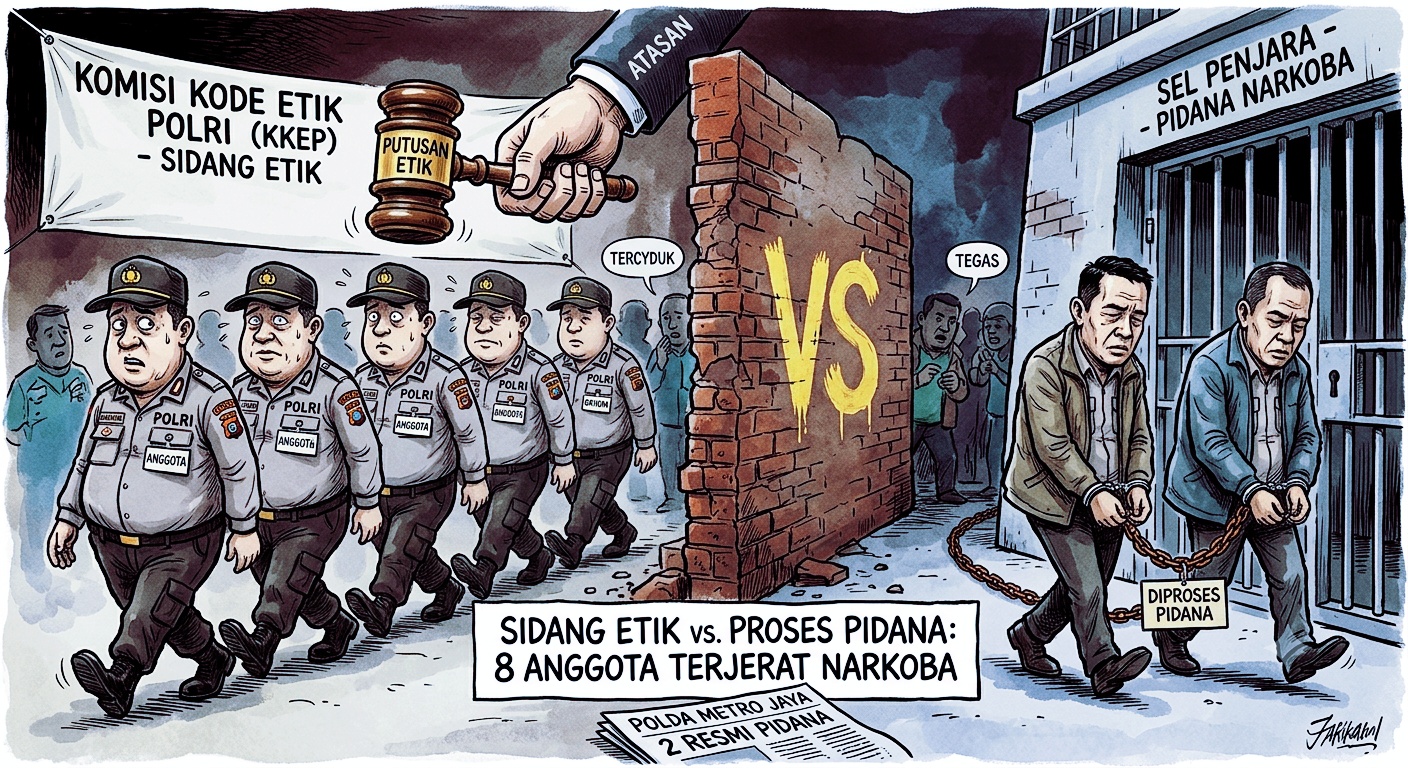 8 Oknum Polisi Bakal Kena Sidang Etik, 2 Diproses Pidana